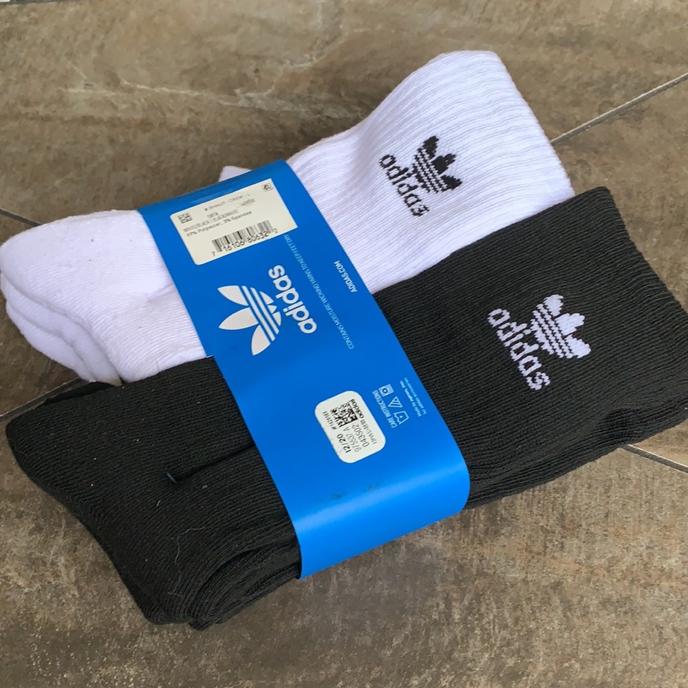 ADIDAS 6 pairs socks set CREW - Picture 7 of 13
